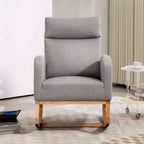 Fauteuils d'appoint confortables en bois d'hévéa