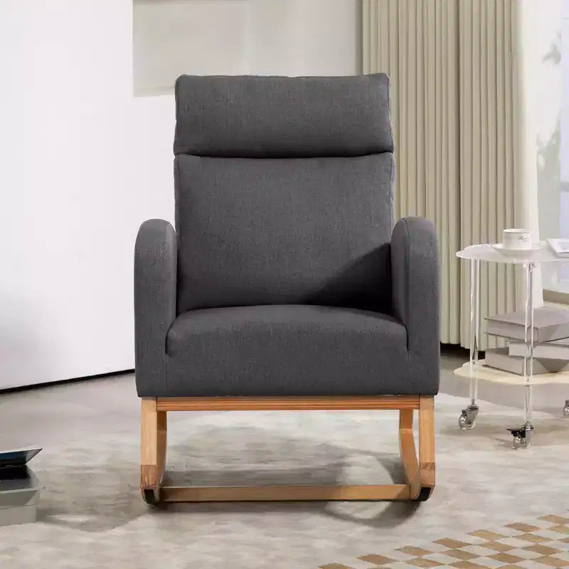 Fauteuils d'appoint confortables en bois d'hévéa
