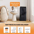 Matelas pliant en mousse à mémoire de forme à trois volets