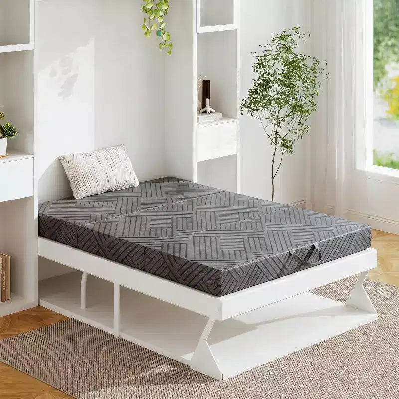 Matelas pliant en mousse à mémoire de forme à trois volets