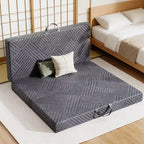 Matelas pliant en mousse à mémoire de forme à trois volets