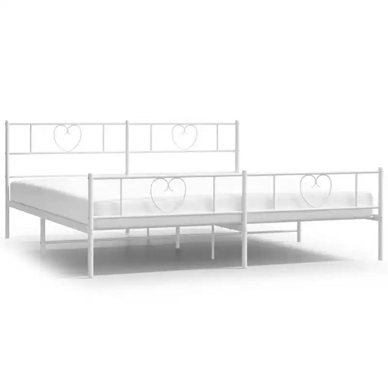 Cadre de lit en métal Acier robuste sans matelas