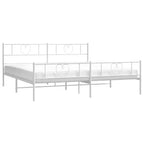 Cadre de lit en métal Acier robuste sans matelas