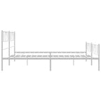 Cadre de lit en métal Acier robuste sans matelas