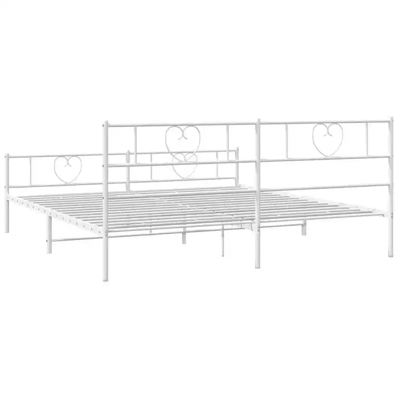 Cadre de lit en métal Acier robuste sans matelas