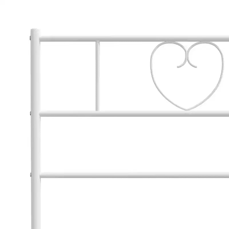 Cadre de lit en métal Acier robuste sans matelas