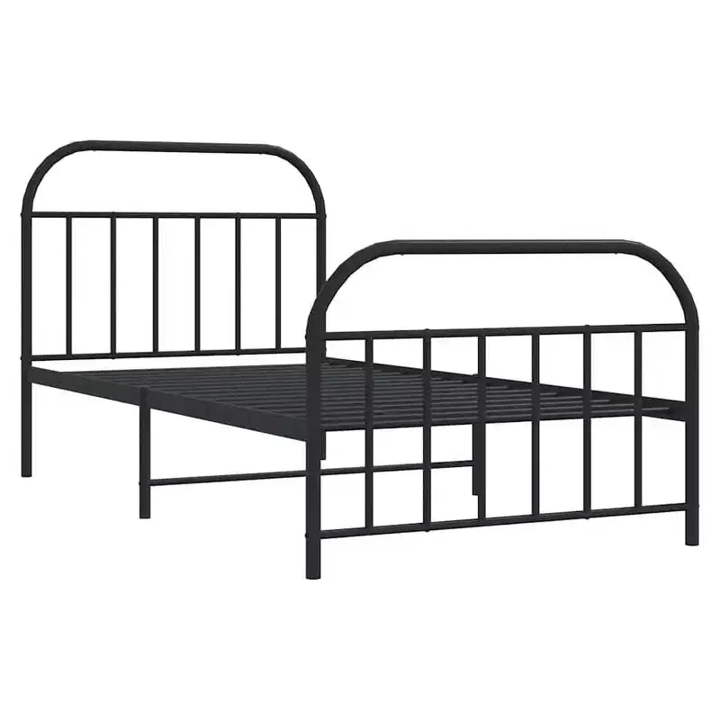 Cadre de lit en métal Acier robuste sans matelas