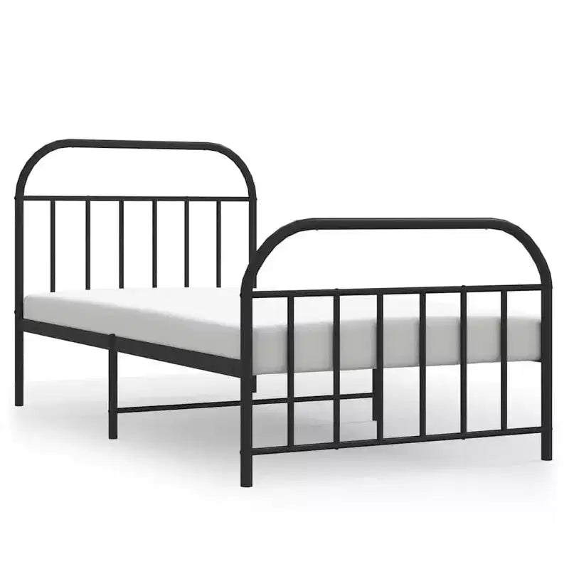 Cadre de lit en métal Acier robuste sans matelas