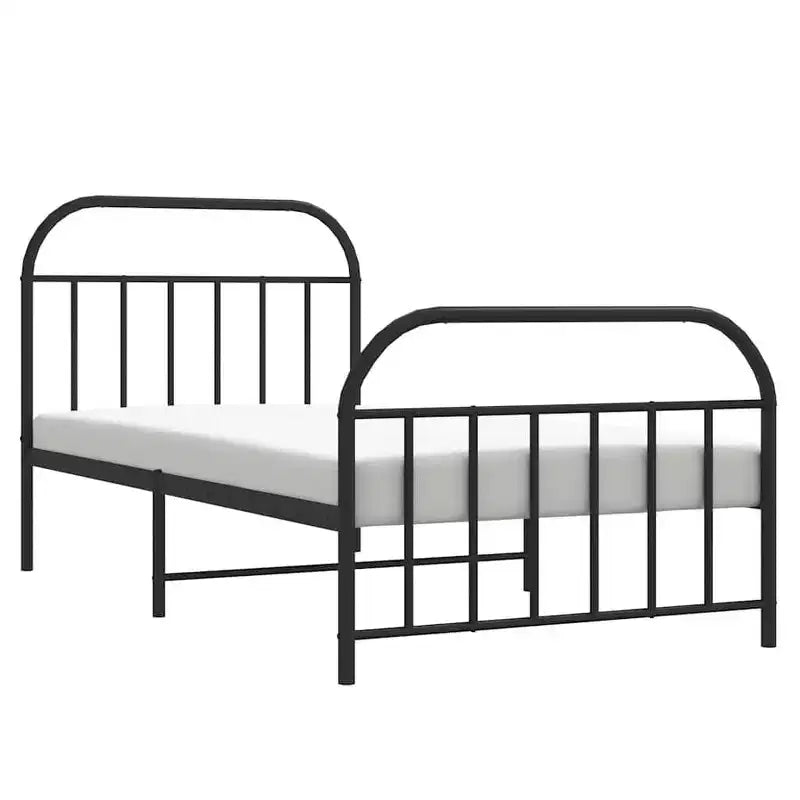 Cadre de lit en métal Acier robuste sans matelas