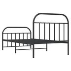 Cadre de lit en métal Acier robuste sans matelas