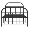 Cadre de lit en métal Acier robuste sans matelas