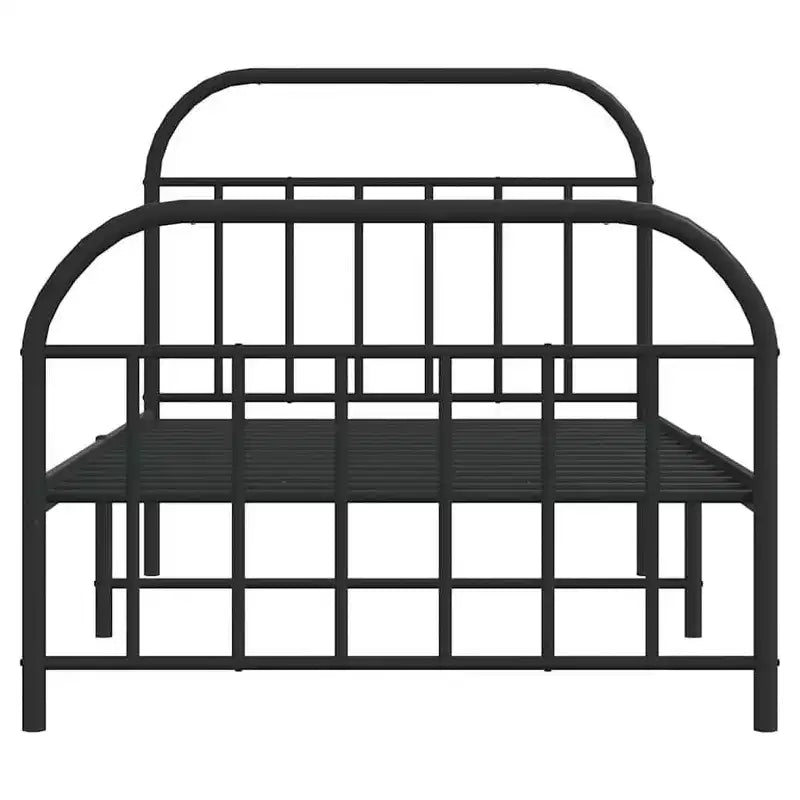 Cadre de lit en métal Acier robuste sans matelas