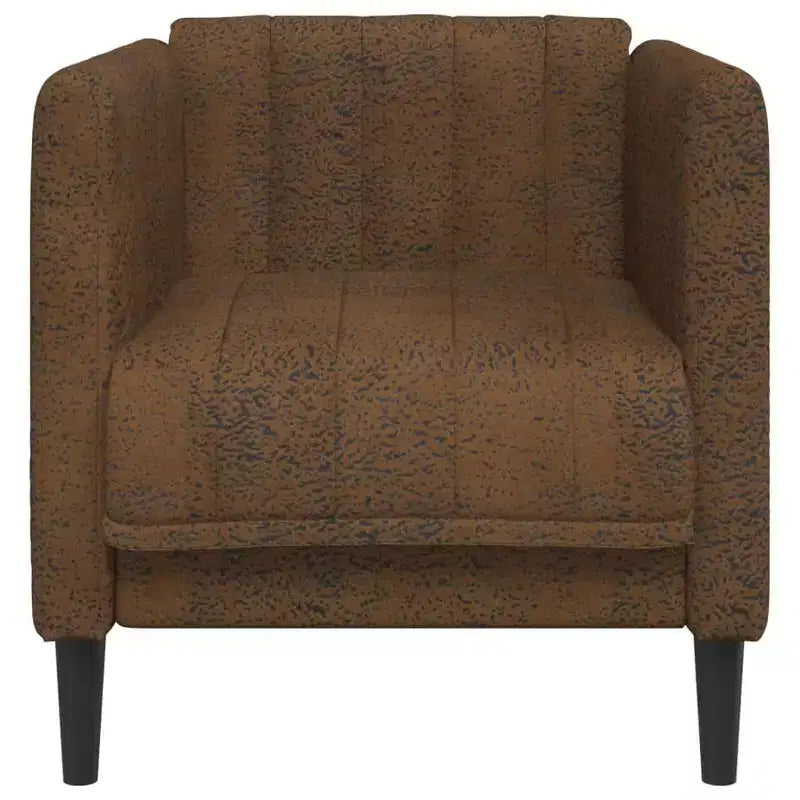 Fauteuil d'appoint en similicuir suédé