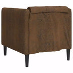 Fauteuil d'appoint en similicuir suédé