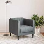 Fauteuil d'appoint en similicuir suédé