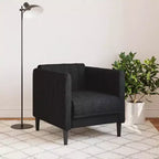 Fauteuil d'appoint en similicuir suédé