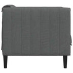 Fauteuil d'appoint en similicuir suédé