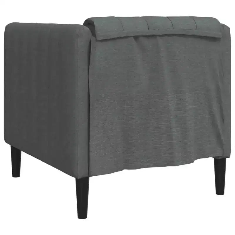 Fauteuil d'appoint en similicuir suédé