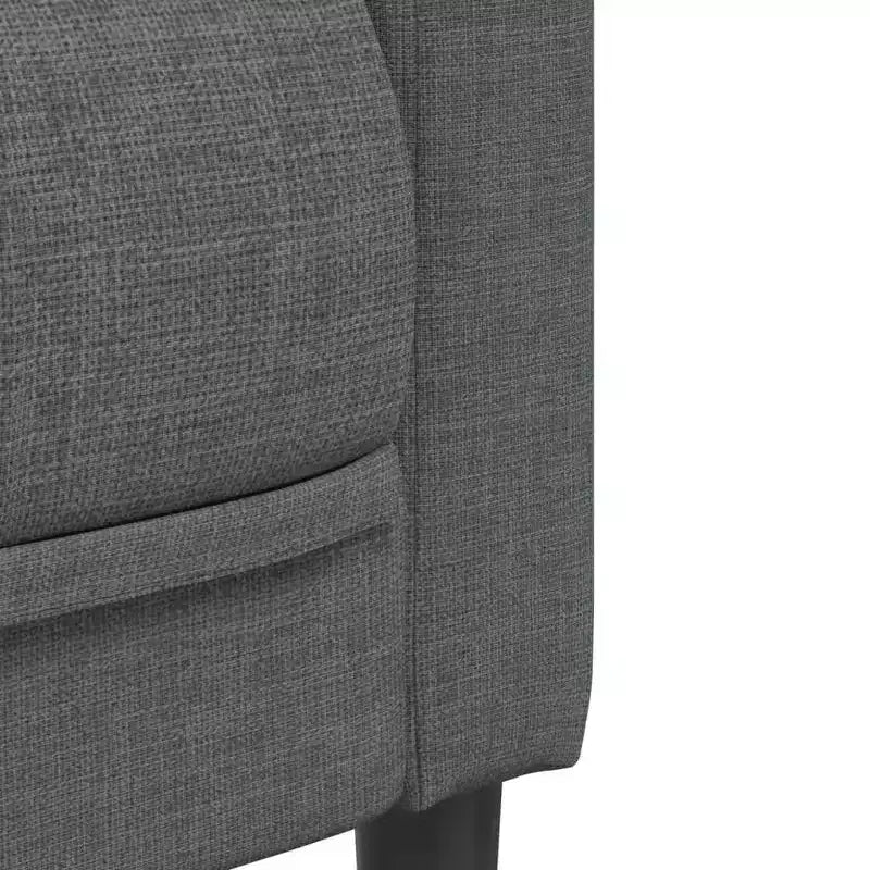 Fauteuil d'appoint en similicuir suédé