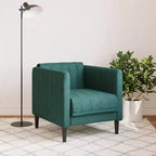 Fauteuil d'appoint en similicuir suédé