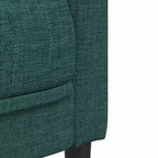 Fauteuil d'appoint en similicuir suédé