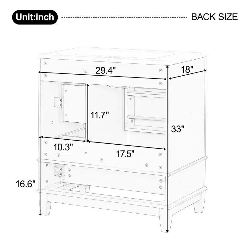 Meuble de rangement pour salle de bain