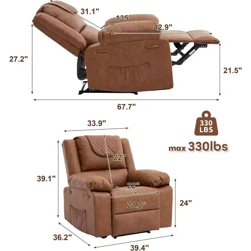 Fauteuils inclinables manuels