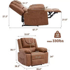 Fauteuils inclinables manuels