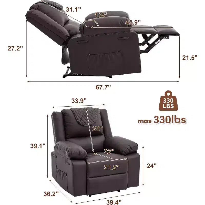 Fauteuils inclinables manuels