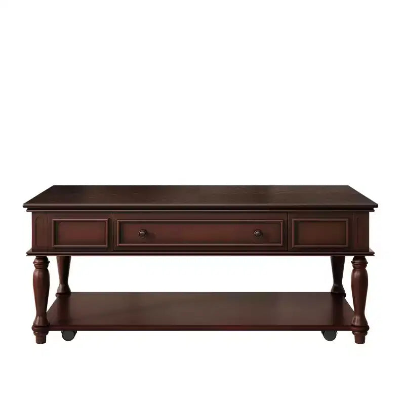 Table basse de ferme avec tiroir style vintage