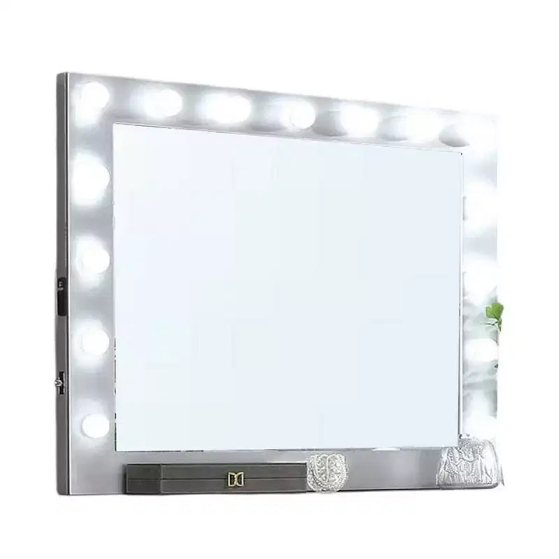 Miroir de coiffeuse avec ampoules