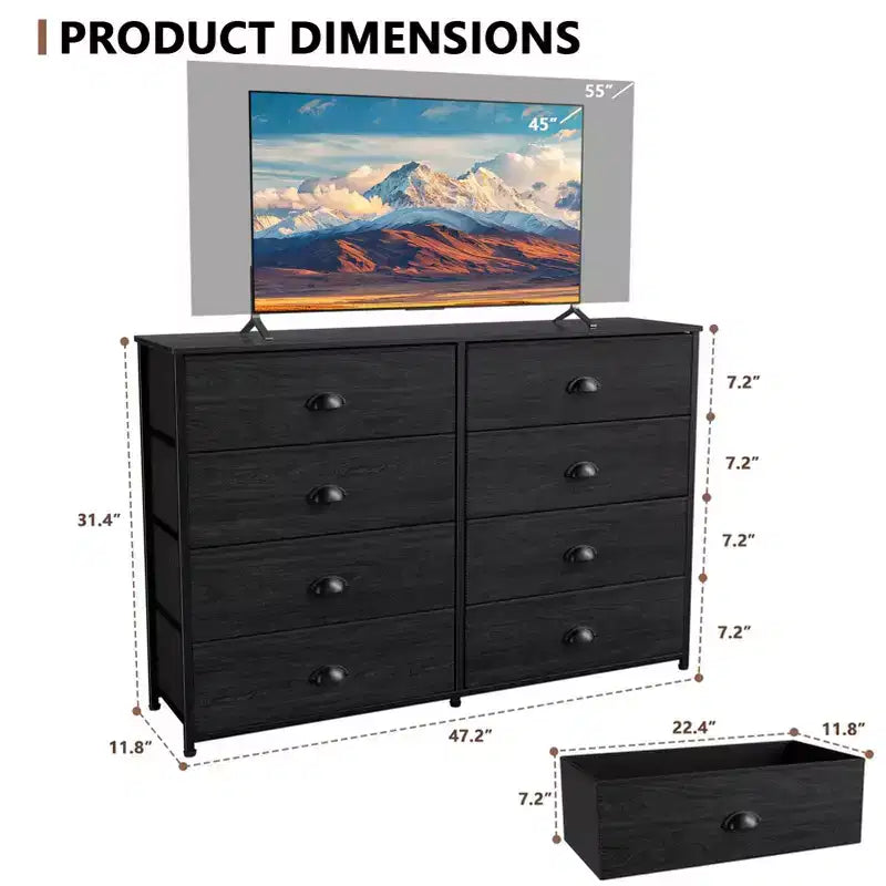 Coffre de rangement en tissu