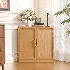 Meuble de rangement d'angle en bois