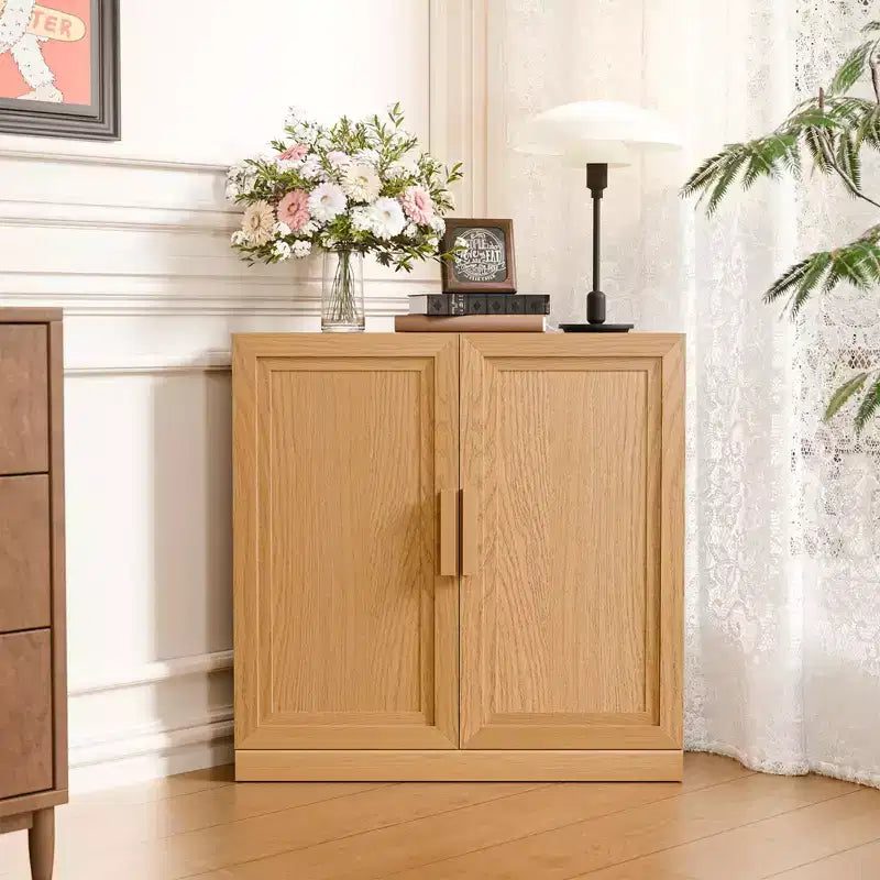 Meuble de rangement d'angle en bois