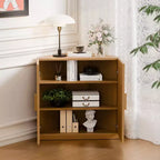 Meuble de rangement d'angle en bois