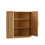 Meuble de rangement d'angle en bois