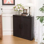 Meuble de rangement d'angle en bois