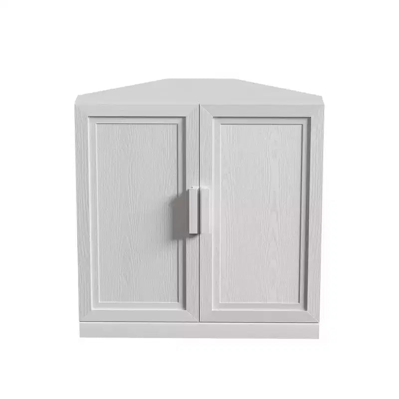 Meuble de rangement d'angle en bois