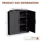 Meuble de rangement d'angle en bois