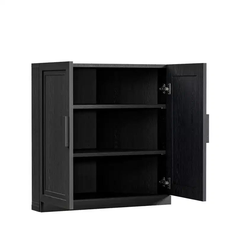 Meuble de rangement d'angle en bois