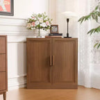 Meuble de rangement d'angle en bois