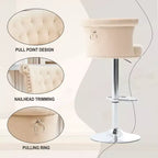 Tabourets de bar en velours