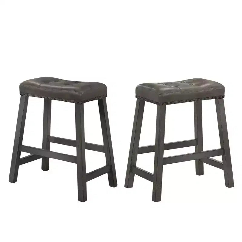 Tabourets de bar rustiques sans dossier