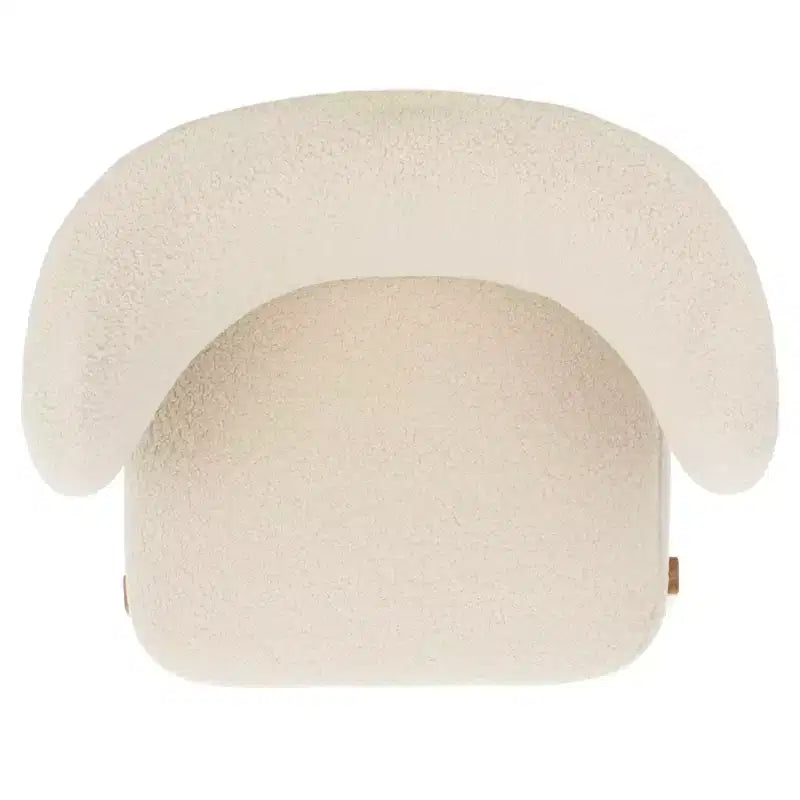 Fauteuil d'appoint blanc cassé/naturel