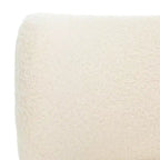 Fauteuil d'appoint blanc cassé/naturel