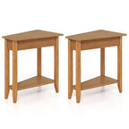 Table d'appoint étroite et irrégulière