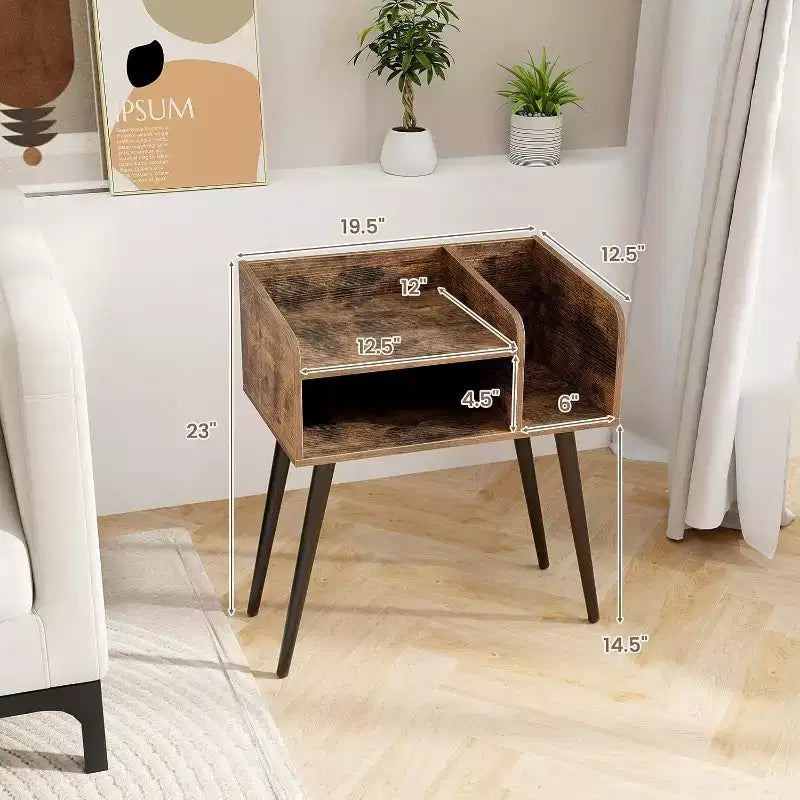 Table d'appoint moderniste du milieu du siècle
