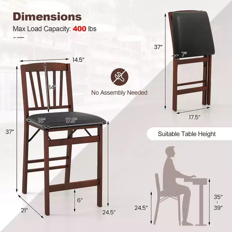 Chaises hautes pliantes