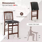 Chaises hautes pliantes