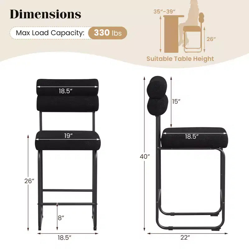Tabourets de bar hauteur comptoir